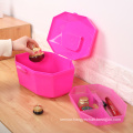 Customizable in transparent Office use - Desktop storage - Various colours - Built-in compartment - With carry handle - With lid